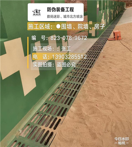 福建 例如在抖音上有“迷彩墙，外围墙面挡 - 星空数码迷彩漆施工队